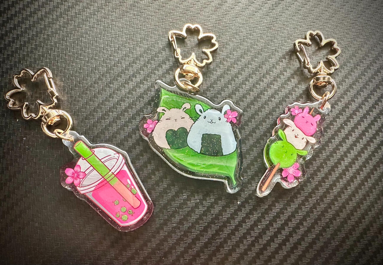 Japanese Bunny Snack Charms