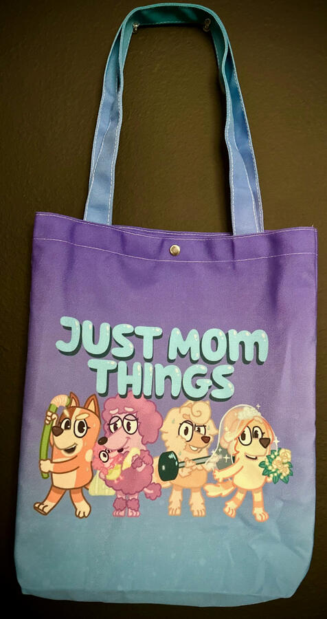 Bluey Moms Button Tote